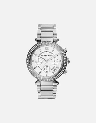 Michael Kors Womens Michael Kors MK5353 Ladies Parker Watch - Silver