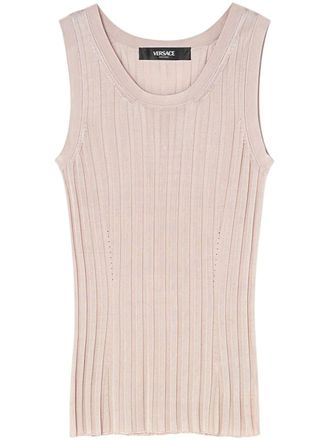 Versace knitted tank top - Neutrals