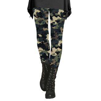 Generic Compression Leggings Fleece Lined Legging 2025 New Womens Autumn and Winter Camouflage Leggings Artistic Printed Soft Stretchy Pants for Women Womens 
