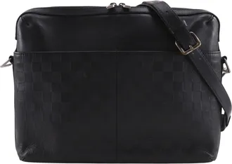 Louis Vuitton Black Galle Onyx Damier Infini Shoulder Bag (Pre-Owned)