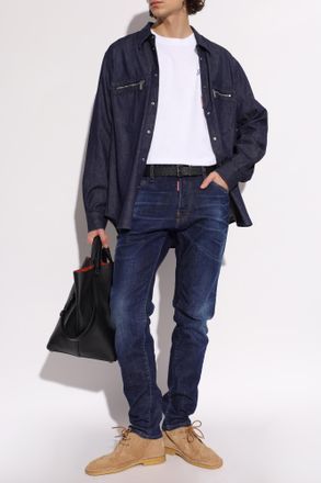 Dsquared2 Long Sleeve T-shirt, Mens, White