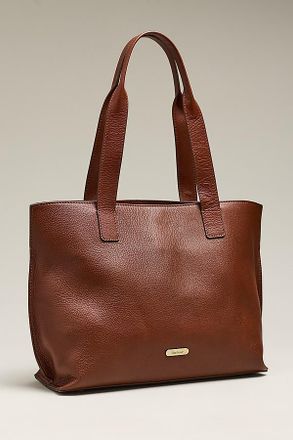 Barbour Alder Large Leather Tote Bag