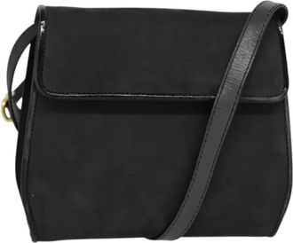 Ferragamo Pre-owned Suede shoulder-bags - Dames - Vintage Schoudertas - Zwart - ONE Size - Su&egrave;de - Vintage
