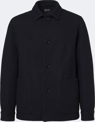 Ermenegildo Zegna Giacca blouson in cashmere e lino