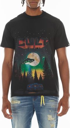 Cult of Individuality Aliens Oversize Graphic T-Shirt in Black at Nordstrom, Size Xx-Large
