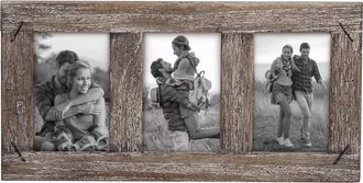 Foreside Home And Garden Single Photo Glass 4x6 Family & Friends Distressed Wood Picture Photo Frame in Brown at Nordstrom, Size Medium