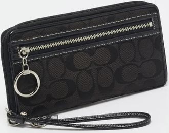 Coach Pre-owned Canvas clutches - Dames - Vintage Clutch - Zwart - ONE Size - Leer - Vintage