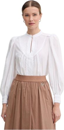 Joop Overhemden, Dames, Wit, L, Katoen, Bionda Blouse