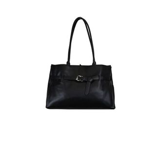 Coccinelle Sabine Soft Tote - Dames - Shoppers - Zwart - ONE Size - Katoen - Tassen