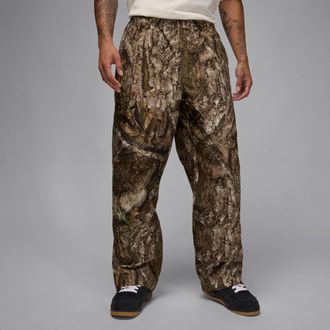 Nike Jordan Mens Jordan Brooklyn Woven Realtree Pants in Green | HV0642-222