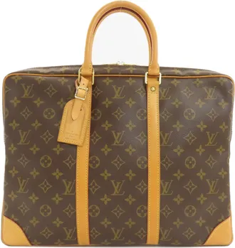 Louis Vuitton Brown Monogram Monogram Canvas Briefcase (Pre-Owned)