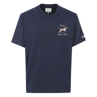 MC2 Saint Barth Arnott Classic T-shirt - Heren - Tops - Blauw - Maat: S Katoen