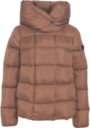Peuterey Tucano Down Jacket - Dames - Gewatteerde jassen - Bruin - S - Polyester - Jassen