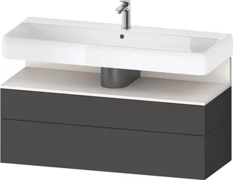 Duravit Qatego Meuble Sous-lavabo, 1 Tiroir Et 1 Tiroir, - Duravit