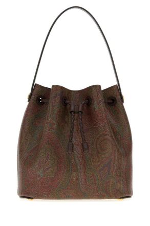 Etro Brown Arnica Small Bucket Bag