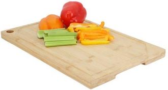 MegaChef 17.5 x 12 Inch Wood Cutting Board in Bamboo at Nordstrom