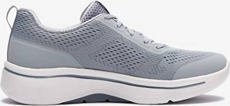 Skechers Womens Go Walk Arch Fit-Motion Breeze Sneaker In Gray 124404/grey