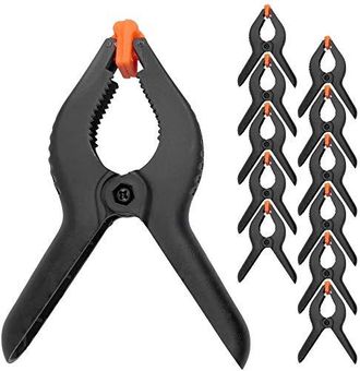 OEM 10 Pinzas De Resorte De Pl&aacute;stico, 15 Cm (6 Pulgadas), Pinzas De Trabajo Resistentes Y De Alta Resistencia, Pinzas De Muselina De Pl&aacute;stico Para Estudio