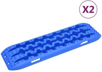 vidaXL Tablas De Tracci&oacute;n 2 Unidades Nailon Azul 106x30,5x7 Cm Vidaxl