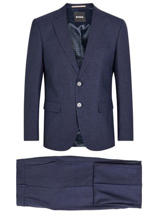 BOSS Boss Woven Suit - Navy - 52 (IT52 / XL)