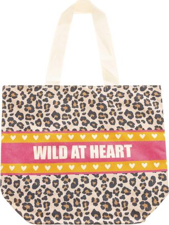 Zwillingsherz Tragetasche ZWILLINGSHERZ, Damen, Gr. B/H/T: 38cm x 45cm x 17cm, beige, Canvas, Baumwolle, Kunstfaser, Taschen Tragetasche, Stofftasche mit Henkel, bu