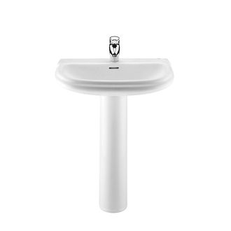 Roca Roca Dama Retro Lavabo Con Pedestal Blanco - Ref: A320322001+a331325001