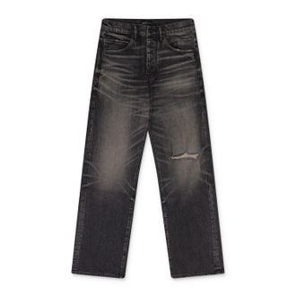 Purple Black Dirty Fade Denim