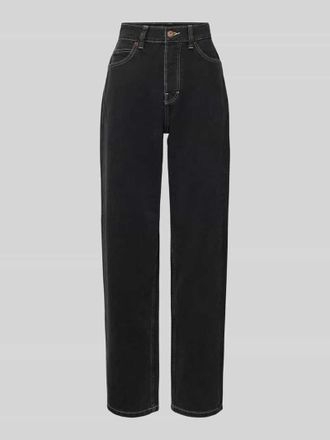 Dickies Straight Fit Jeans im 5-Pocket-Design Modell THOMASVILLE in Black, Gr&ouml;&szlig;e 26
