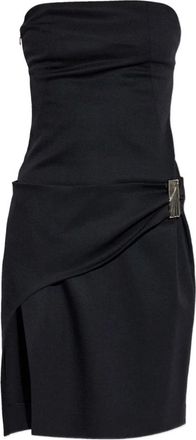 The Attico Zwarte Feestjurken Collectie - Dames - Feestkleedjes - Zwart - XS - Kleedjes
