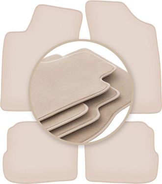 OEM Alfombrillas Premium Beige Para Volkswagen Passat B3 Familiar, Sed&aacute;n 1988-1993