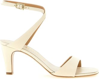 Ferragamo Beige Leather Heels