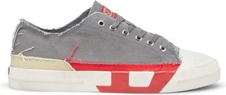 Diesel S-D-Verse-Dirty-effect canvas sneakers - Sneakers - Man - Grey