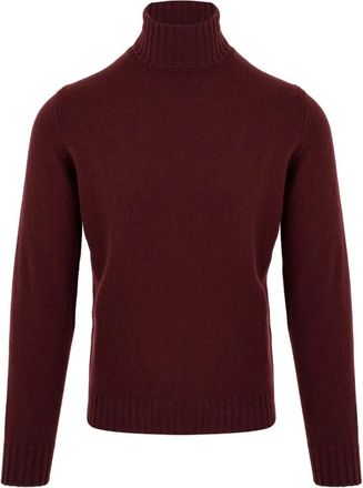 FILIPPO DE LAURENTIIS Bordeaux Sweaters Dv 3Ml Wc 7R 380 Rood - Heren - Coltruien - Rood - L - Truien & Vesten