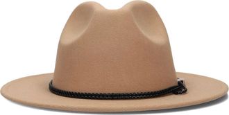 Guess Fedora Hoed - Dames - Accessoires - Bruin - Maat: L
