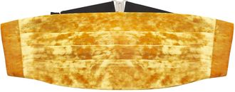 King & Priory Gold Crushed Velvet Cummerbund