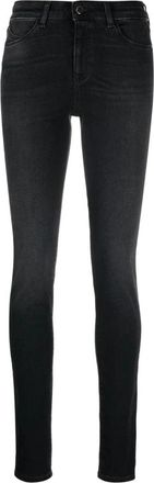Emporio Armani Zwarte Slim Fit Jeans door - Dames - Skinny Jeans - Zwart - W26 - Jeans