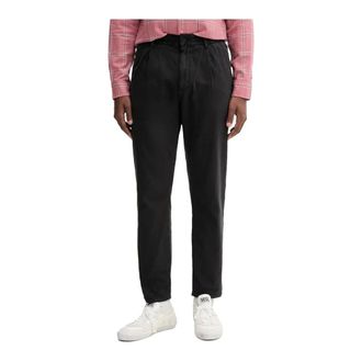 Tommy Jeans Broeken, Heren, Zwart, W33 L32, Katoen, Pantalon Chino Coton