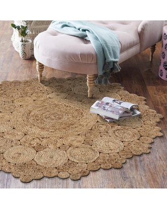 LR Home Lr Home Brynn Hand-Woven Geometric Area Rug