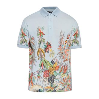 Etro Etro, Polo Shirts, male, Multicolor, Size: XL Patterned Polo Shirt