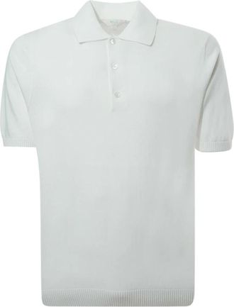 Malo Polo Shirt met Korte Mouwen - Heren - Polos - Wit - 2XL - Katoen - Tops