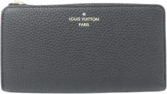 Louis Vuitton Pre-owned Wallets, male, Black, Size: ONE SIZE Pre-owned Portefeuille Comete Taurillon Long Wallet