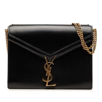 Saint Laurent Pre-owned Saint Laurent Smooth Calfskin Monogram Cassandra Clasp Bag Ladies LL1XRDVYX09ZA5YC