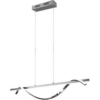 Reality Lampada a sospensione LED, metallo, cromo, L100 cm, Isabel