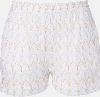 Missoni Shorts in maglia traforata in lam&eacute;