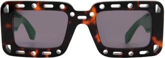 Off-white Atlantic Full Smoke Rectangular Unisex Sunglasses OERI025 6007 52