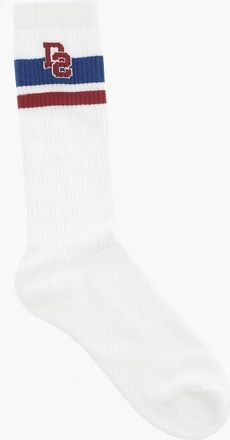 Dsquared2 Long Ribbed Socks with Contrasting Detail size 38