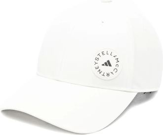 adidas by Stella McCartney logo-patch baseball cap - women - Recycled Polyester/Recycled Polyester - One Size - Neutrals