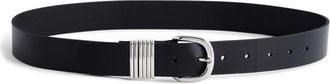 Madewell Multi Keeper Belt in True Black at Nordstrom, Size Small