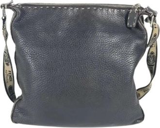 Fendi Pre-owned Pochette Schoudertas - Dames - Vintage Schoudertas - Bruin - ONE Size - Leer - Vintage