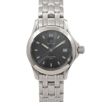 Omega Pre-owned Watches, female, Gray, Size: ONE SIZE Pre-owned Vintage Stainless Steel Watch